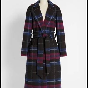 ModCloth plaid coat